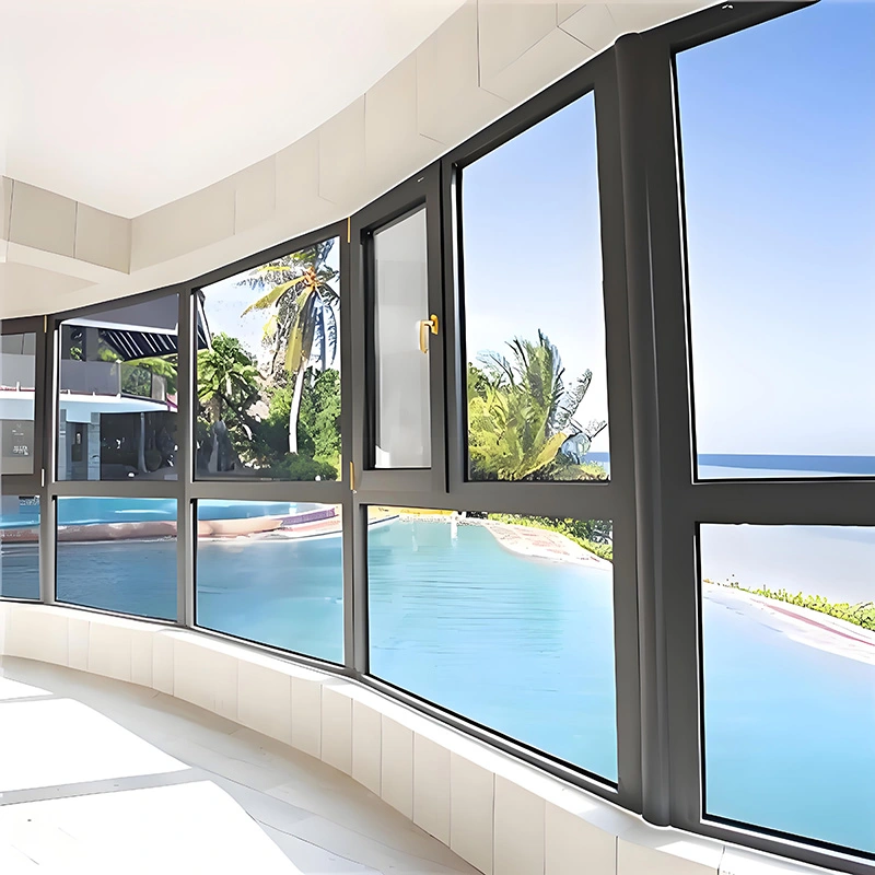 ອະລູມິນຽມ Alloy Inward ເປີດ Windows