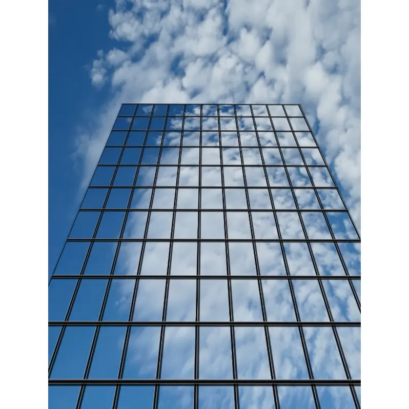 Low-E Glass ສໍາລັບຝາຜ້າມ່ານ