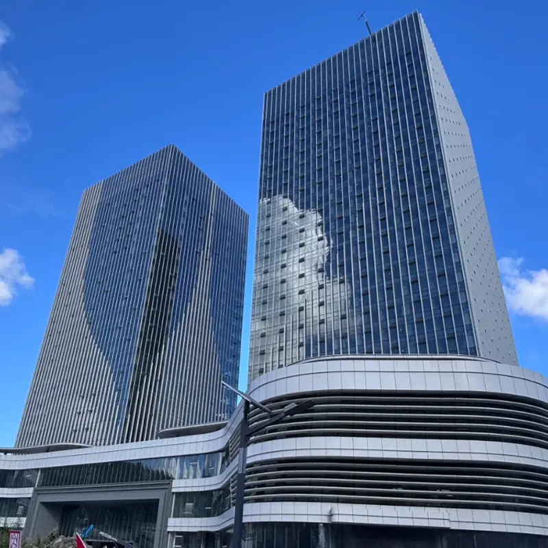 ກໍາແພງຜ້າມ່ານມາດຕະຖານ Unitized