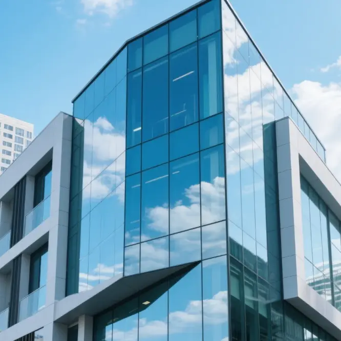 ແກ້ວ Tempered ສໍາລັບຝາຜ້າມ່ານ